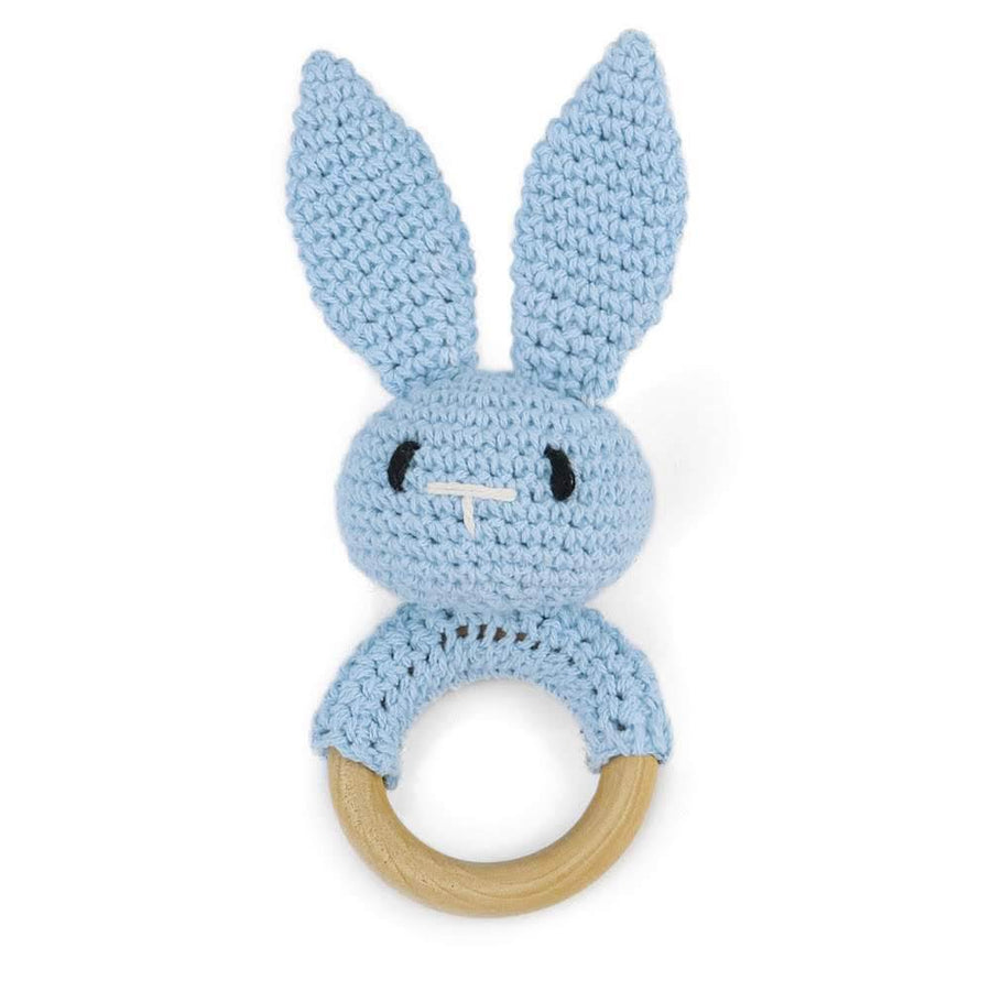Handmade Crochet Animal Baby Rattle Teether