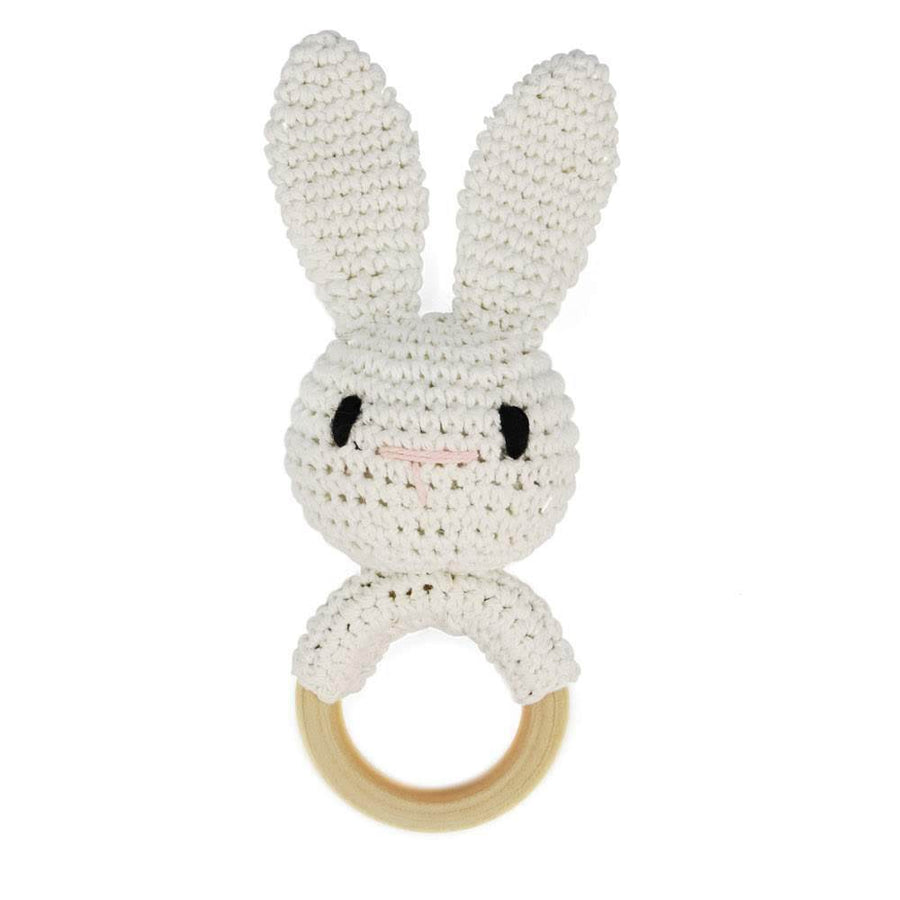 Handmade Crochet Animal Baby Rattle Teether