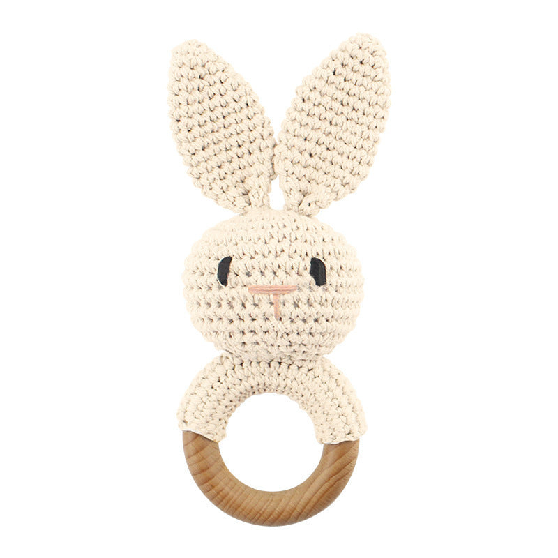 Handmade Crochet Animal Baby Rattle Teether
