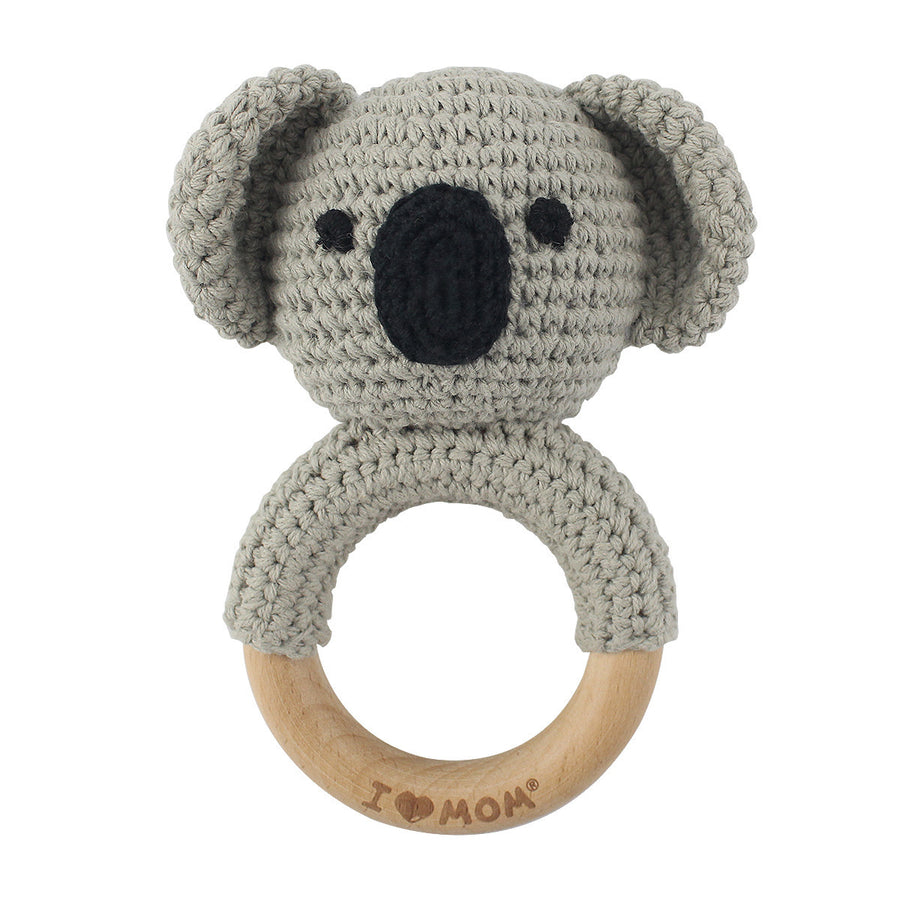Handmade Crochet Animal Baby Rattle Teether