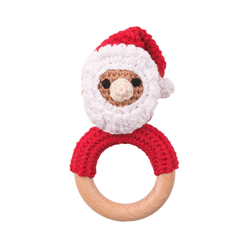 Handmade Crochet Animal Baby Rattle Teether