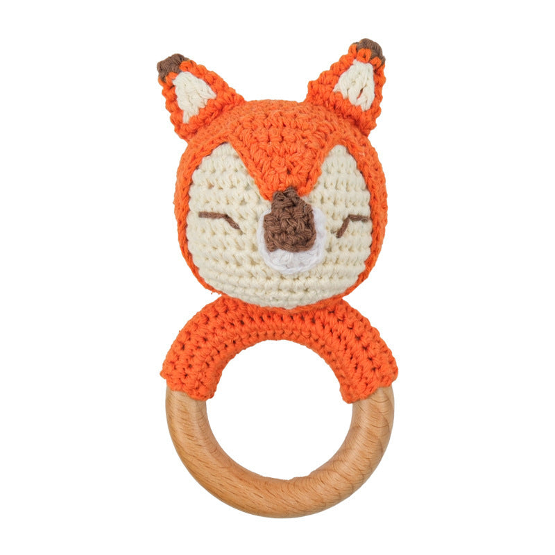 Handmade Crochet Animal Baby Rattle Teether