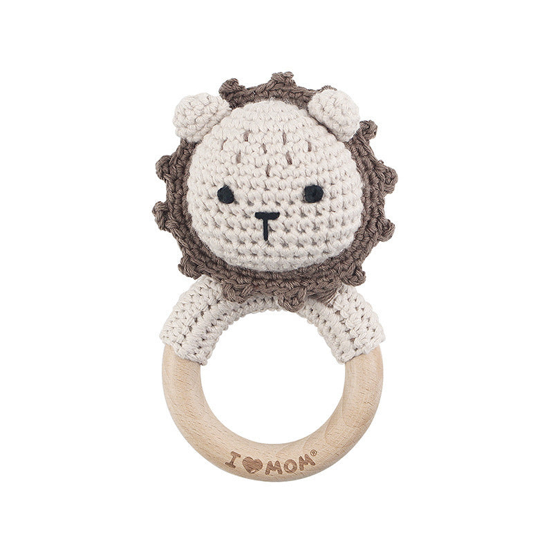 Handmade Crochet Animal Baby Rattle Teether