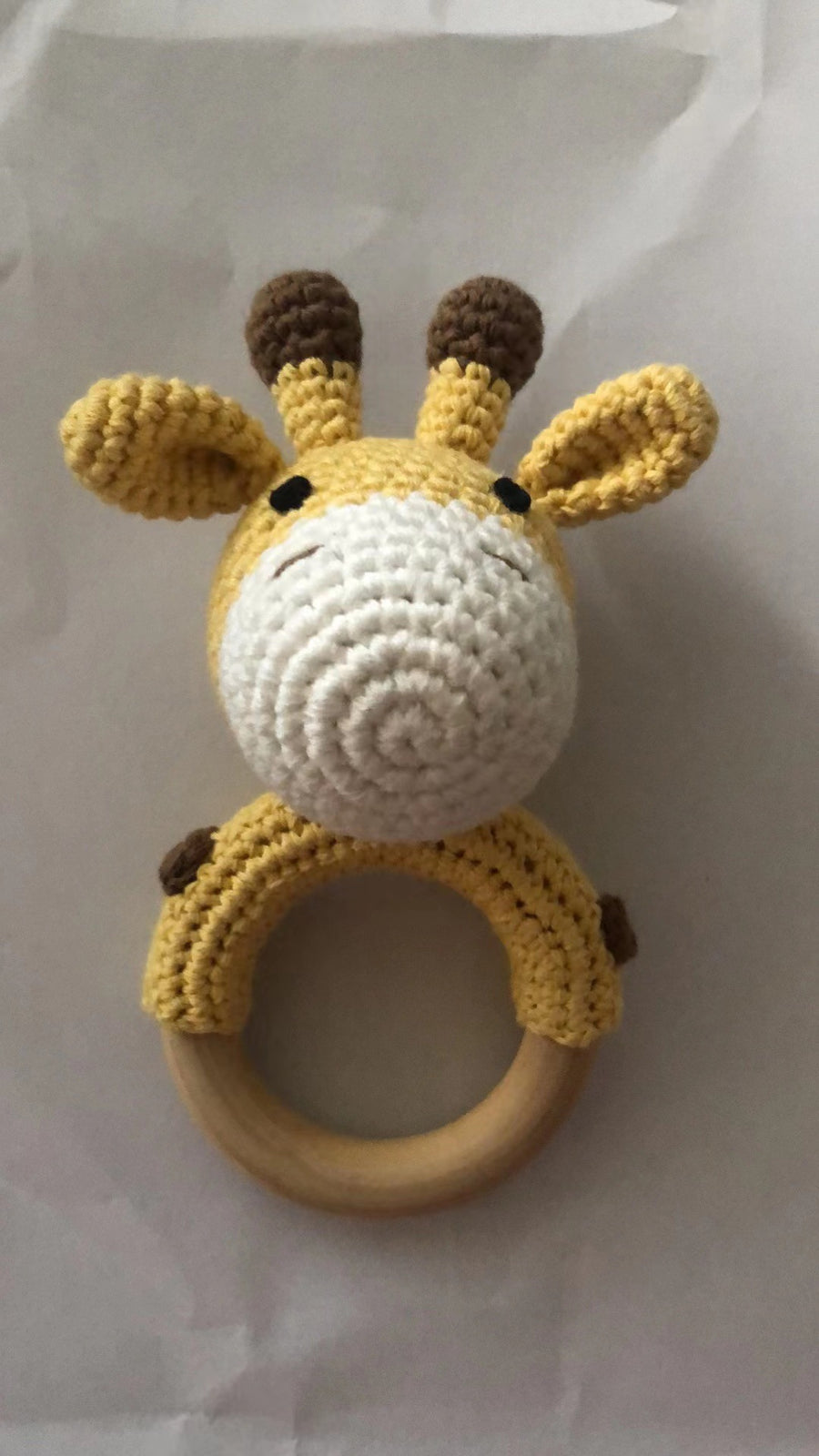 Handmade Crochet Animal Baby Rattle Teether
