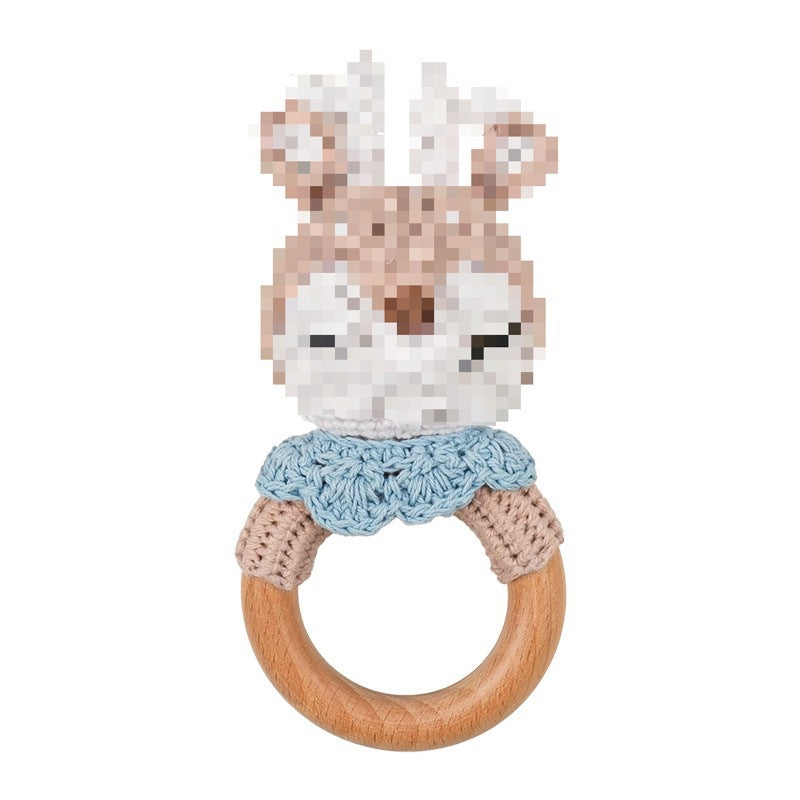 Handmade Crochet Animal Baby Rattle Teether